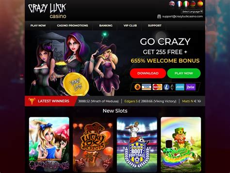 crazy luck casino|crazy luck online casino.